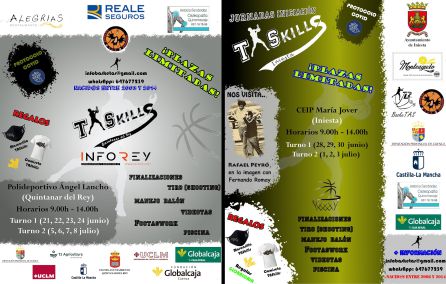 Carteles de las jornadas de Quintanar del Rey (izda) e Iniesta Carteles de las jornadas de Quintanar del Rey (izda) e Iniesta