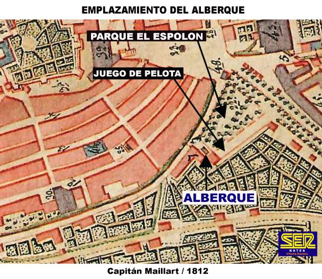 Plano del capitán Maillart Plano del capitán Maillart