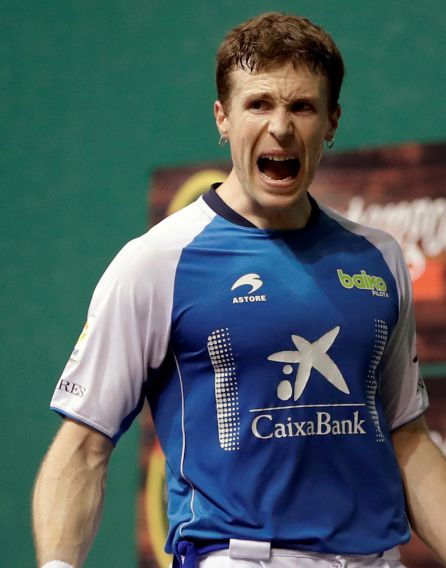 El pelotari Iñaki Artola El pelotari Iñaki Artola