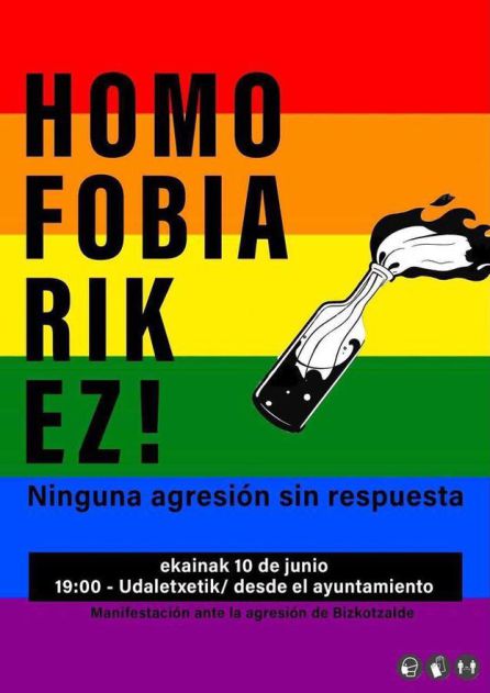 Cartel de la manifestación convocada este jueves en Basauri Cartel de la manifestación convocada este jueves en Basauri