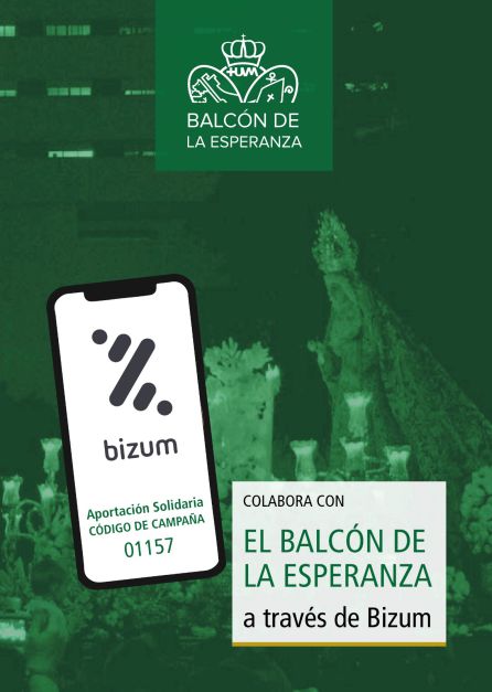 Cartel para poder colaborar con Bizum Cartel para poder colaborar con Bizum