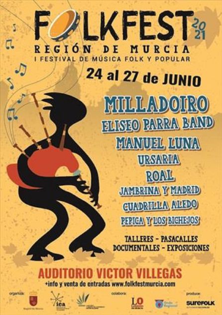 Cartel anunciador del Festival FolkFest Cartel anunciador del Festival FolkFest