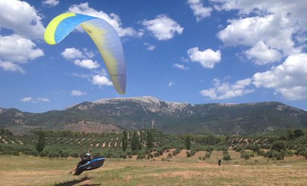 Aterrizaje de parapente Aterrizaje de parapente