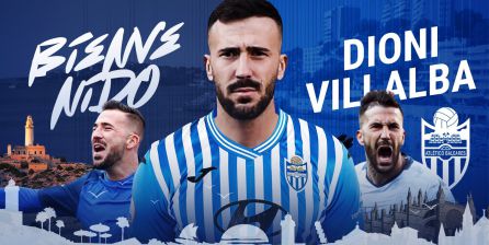 Así dio la bienvenida el Baleares a Dioni Villalba Así dio la bienvenida el Baleares a Dioni Villalba