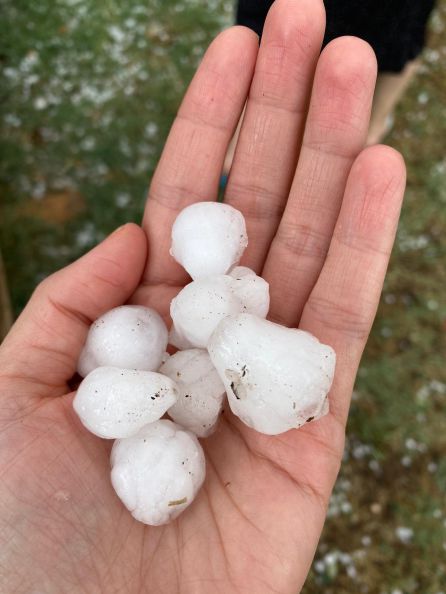 Granizo en Las Pedroñeras Granizo en Las Pedroñeras