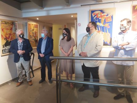 Paco Aznar, Juan José Olcina, Mónica Jover, Rafa Sempere y Jordi Ortiz en la inauguración Paco Aznar, Juan José Olcina, Mónica Jover, Rafa Sempere y Jordi Ortiz en la inauguración