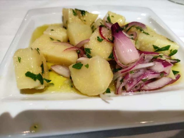 Papas aliñás clásicas Papas aliñás clásicas