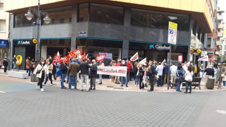 Los trabajadores protestan en León Los trabajadores protestan en León