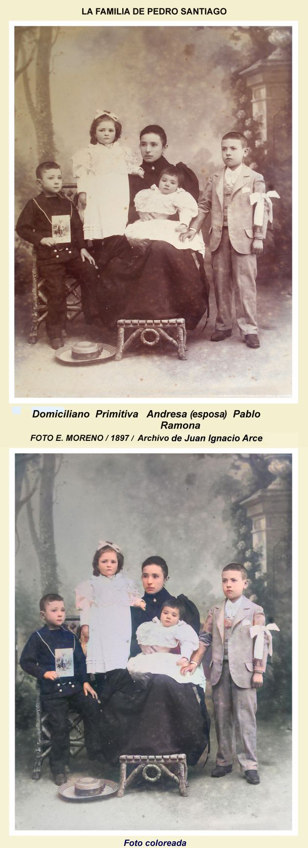 Familia de Pedro Santiago Familia de Pedro Santiago