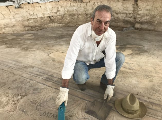 José Luis Perales en las excavaciones de Noheda, en Cuenca, en el verano de 2018. José Luis Perales en las excavaciones de Noheda, en Cuenca, en el verano de 2018.