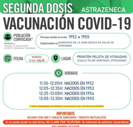 Vacunación en Vitigudino Vacunación en Vitigudino