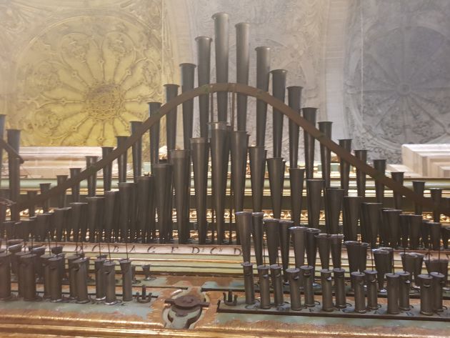 Trompetas del órgano de la Catedral de Málaga Trompetas del órgano de la Catedral de Málaga