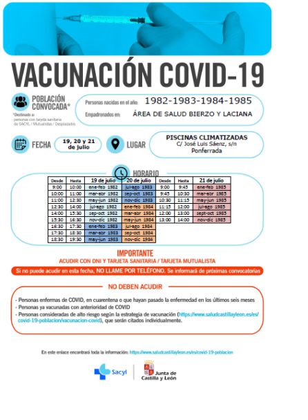FEchas y horario FEchas y horario
