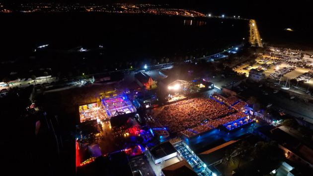 Vista aéra del Concert Music Festival Vista aéra del Concert Music Festival