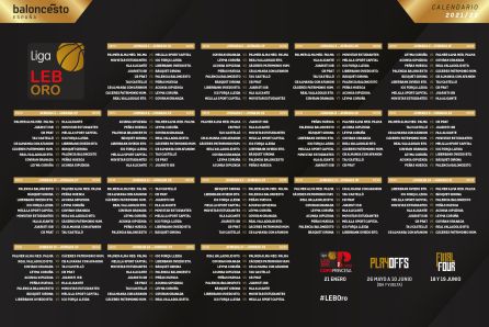 Calendario completo LEB Oro 2021-22 Calendario completo LEB Oro 2021-22