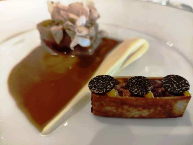 Cerdo ibérico Montesano Extremadura a la Royale en Salsa Breton Cerdo ibérico Montesano Extremadura a la Royale en Salsa Breton