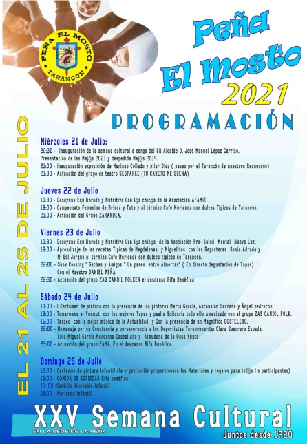 Cartel oficial de la XXV Semana Cultural. Cartel oficial de la XXV Semana Cultural.