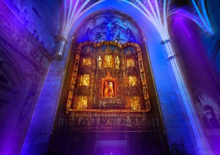 Imagen de otra de las capillas que incorporará nueva iluminación para las visitas nocturnas Imagen de otra de las capillas que incorporará nueva iluminación para las visitas nocturnas