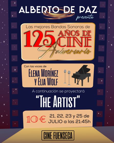 Cartel del espeectáculo 125 años de Cine Cartel del espeectáculo 125 años de Cine