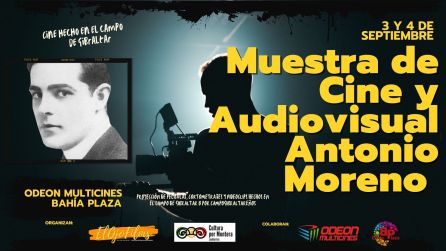 Cartel anunciador de la muestra de cine y audiovisual Antonio Moreno Cartel anunciador de la muestra de cine y audiovisual Antonio Moreno