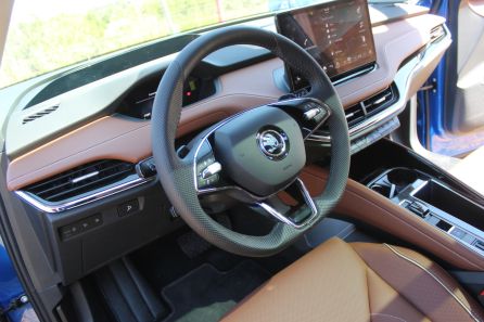 Detalle salpicadero SKODA Enyaq iV Detalle salpicadero SKODA Enyaq iV