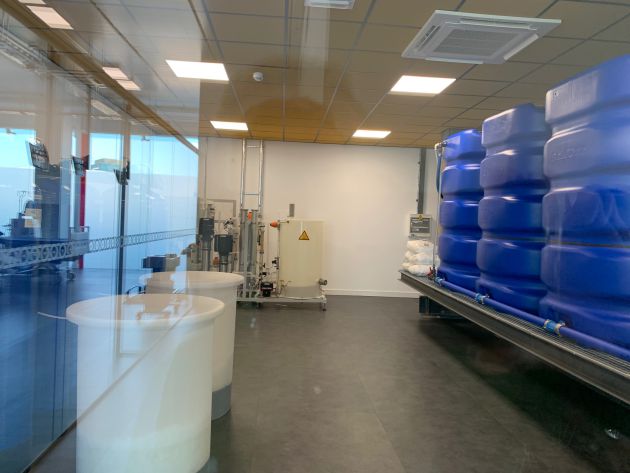 Sala de tratamiento de agua Sala de tratamiento de agua