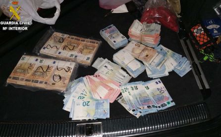 Efectivo hallado en la vivienda de la organización criminal Efectivo hallado en la vivienda de la organización criminal