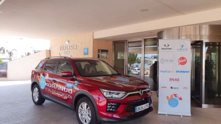 El nuevo SsanYong Korando a las puertas del Hotel Thalasia en San Pedro del Pinatar El nuevo SsanYong Korando a las puertas del Hotel Thalasia en San Pedro del Pinatar