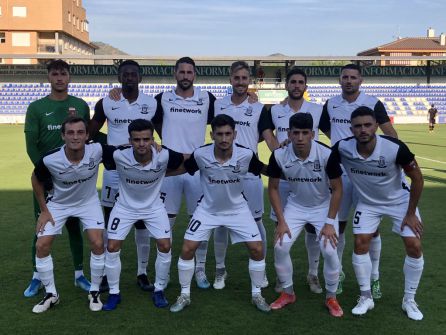 Once inicial del Eldense en Alcoi Once inicial del Eldense en Alcoi