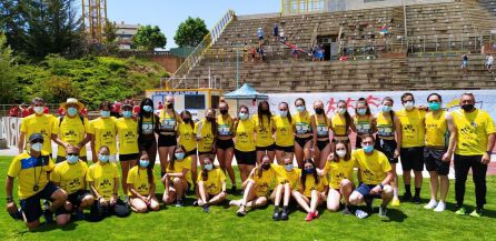 El equipo femenino del CA Safor Teika en Soria El equipo femenino del CA Safor Teika en Soria