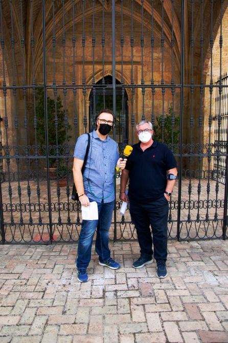 José Manuel León junto a Alfonso Gómez en el Pocito José Manuel León junto a Alfonso Gómez en el Pocito