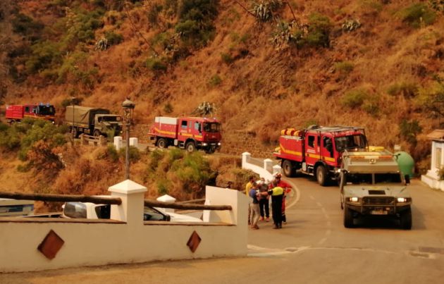 Llegada de la Unidad Militar de Emergencias a Genalguacil Llegada de la Unidad Militar de Emergencias a Genalguacil