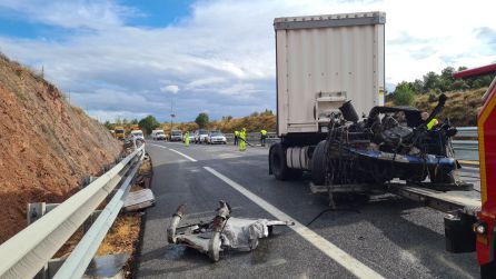 Trasladado al Santos Reyes un camionero accidentado en Honrubia de la Cuesta Trasladado al Santos Reyes un camionero accidentado en Honrubia de la Cuesta