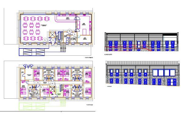 Plano del futuro albergue del Cerro de las Cabezas de Valdepeñas (Ciudad Real) Plano del futuro albergue del Cerro de las Cabezas de Valdepeñas (Ciudad Real)