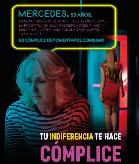 Imagen de la campaña contra la prostitución y la trata del Ayuntamiento de Burgos Imagen de la campaña contra la prostitución y la trata del Ayuntamiento de Burgos
