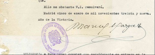 Imagen del sumario 21001 del Archivo Histórico de la Defensa Imagen del sumario 21001 del Archivo Histórico de la Defensa
