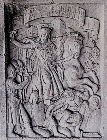 Conquista de Cuenca, de L. Marco Pérez, en el Escardillo. Conquista de Cuenca, de L. Marco Pérez, en el Escardillo.
