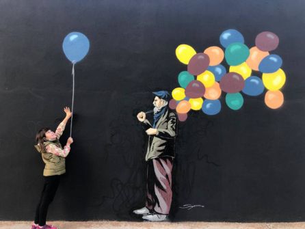 Mural realizado por Sergio García Mural realizado por Sergio García