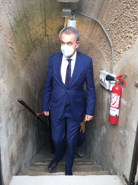 José Luis Rodríguez Zapatero en el Fondó de Monóvar José Luis Rodríguez Zapatero en el Fondó de Monóvar