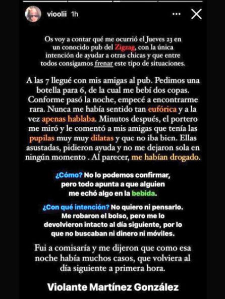 Una chica denuncia en twitter haber sido drogada en un pub de Murcia Una chica denuncia en twitter haber sido drogada en un pub de Murcia