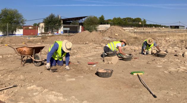 Imagen de las excavaciones que se están llevando a cabo en el entorno de los Baños del Peral de Valdepeñas (Ciudad Real) Imagen de las excavaciones que se están llevando a cabo en el entorno de los Baños del Peral de Valdepeñas (Ciudad Real)