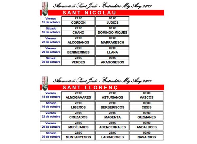 Calendario Entradetes Mig Any 2021 Calendario Entradetes Mig Any 2021