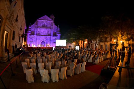 La Plaza Vazquez de Molina escenario incomparable de la gala de entrega de los premios JPI 2021 La Plaza Vazquez de Molina escenario incomparable de la gala de entrega de los premios JPI 2021