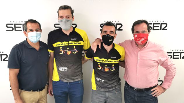 De derecha a izquierda: José Manuel Albentosa, Fran Tenza, Roberto Clemente y Carlos Arcaya De derecha a izquierda: José Manuel Albentosa, Fran Tenza, Roberto Clemente y Carlos Arcaya