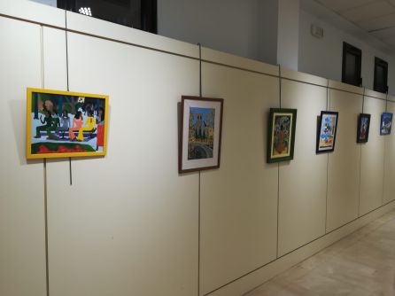 Exposición del taller de pintura de Salud Mental Aranda Exposición del taller de pintura de Salud Mental Aranda
