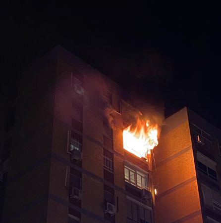 Incendio en el Barrio León Incendio en el Barrio León