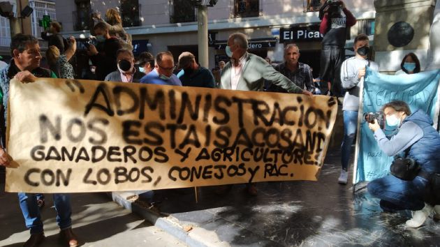 Protesta en las calles de Zaragoza contra la PAC Protesta en las calles de Zaragoza contra la PAC