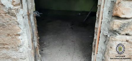 Zona en la que habían acampado las dos personas denunciadas Zona en la que habían acampado las dos personas denunciadas