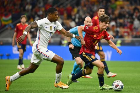 Gavi en el último partido de la Selección Gavi en el último partido de la Selección