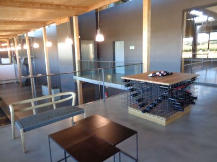 Recepción de la bodega Recepción de la bodega
